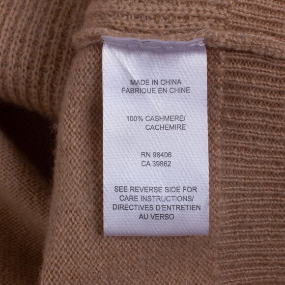 THEORY Tan Cashmere Sweater - Picture 7 of 7